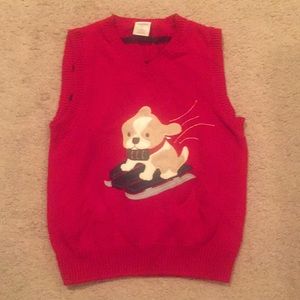 Gymboree Boys Vest-puppy on skis